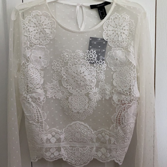 LACE TOP - Picture 2 of 4